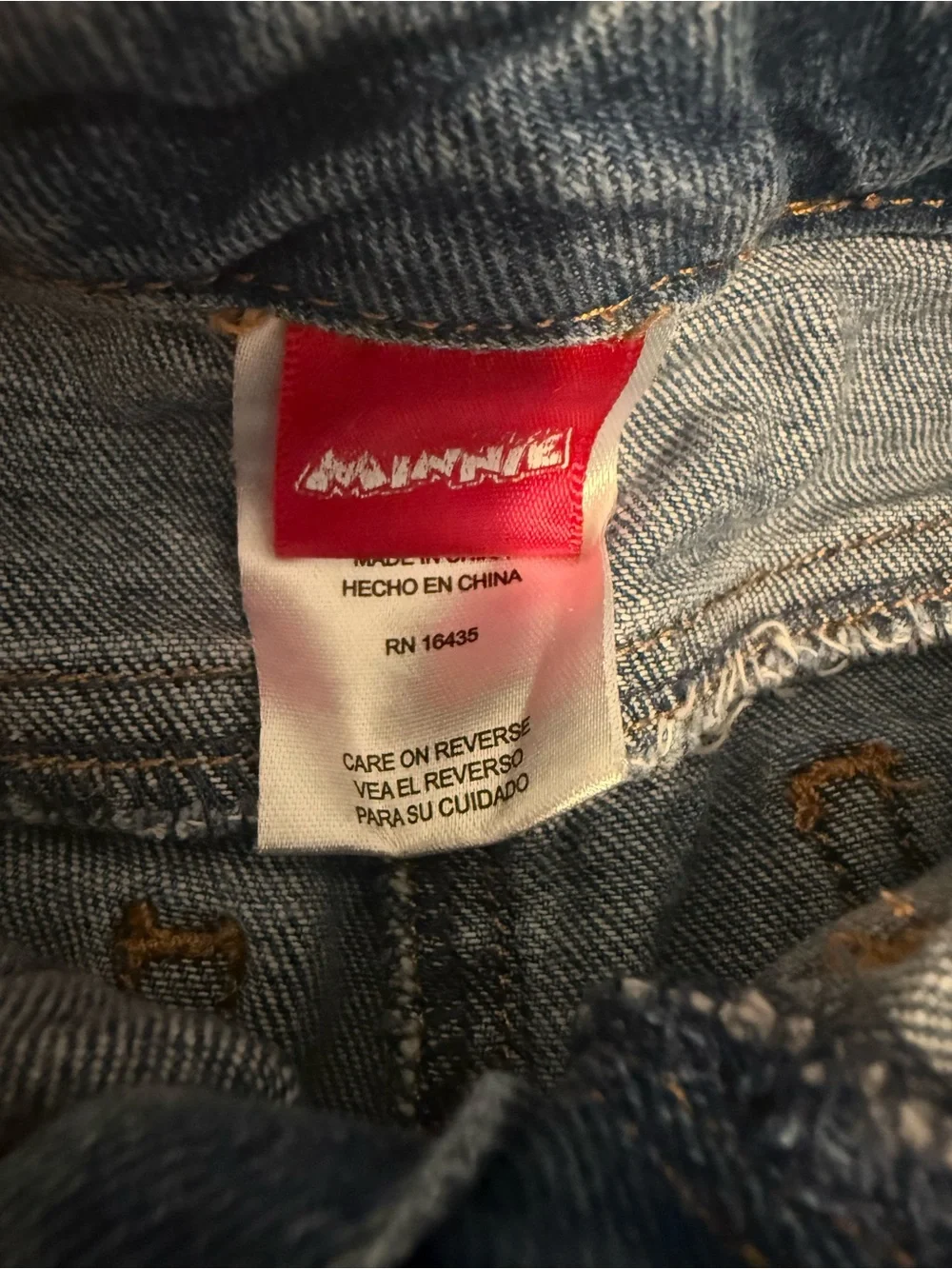 Levi's Blue Girls' Flared Jeans with Minnie & Bow Appliqués